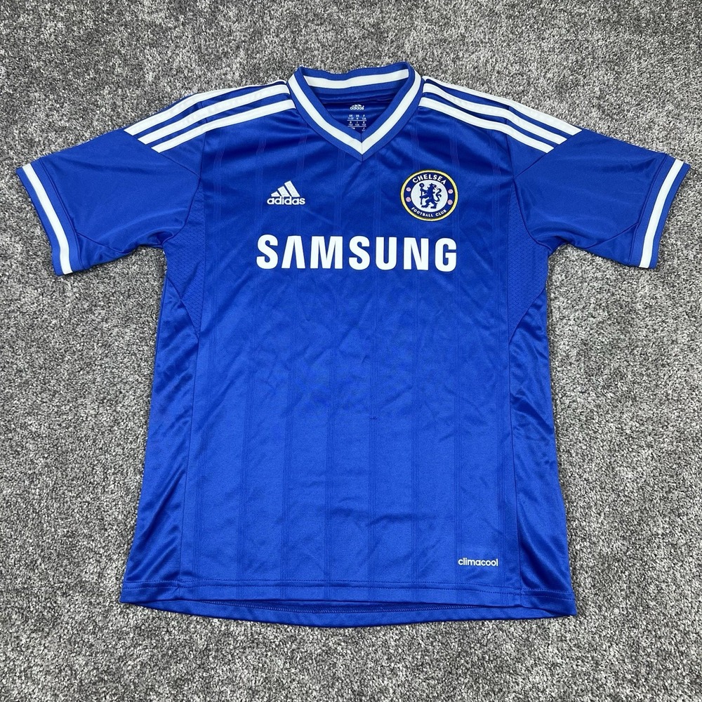 Adidas Chelsea 2013-14 Home Soccer Jersey Size Youth Medium Football Club